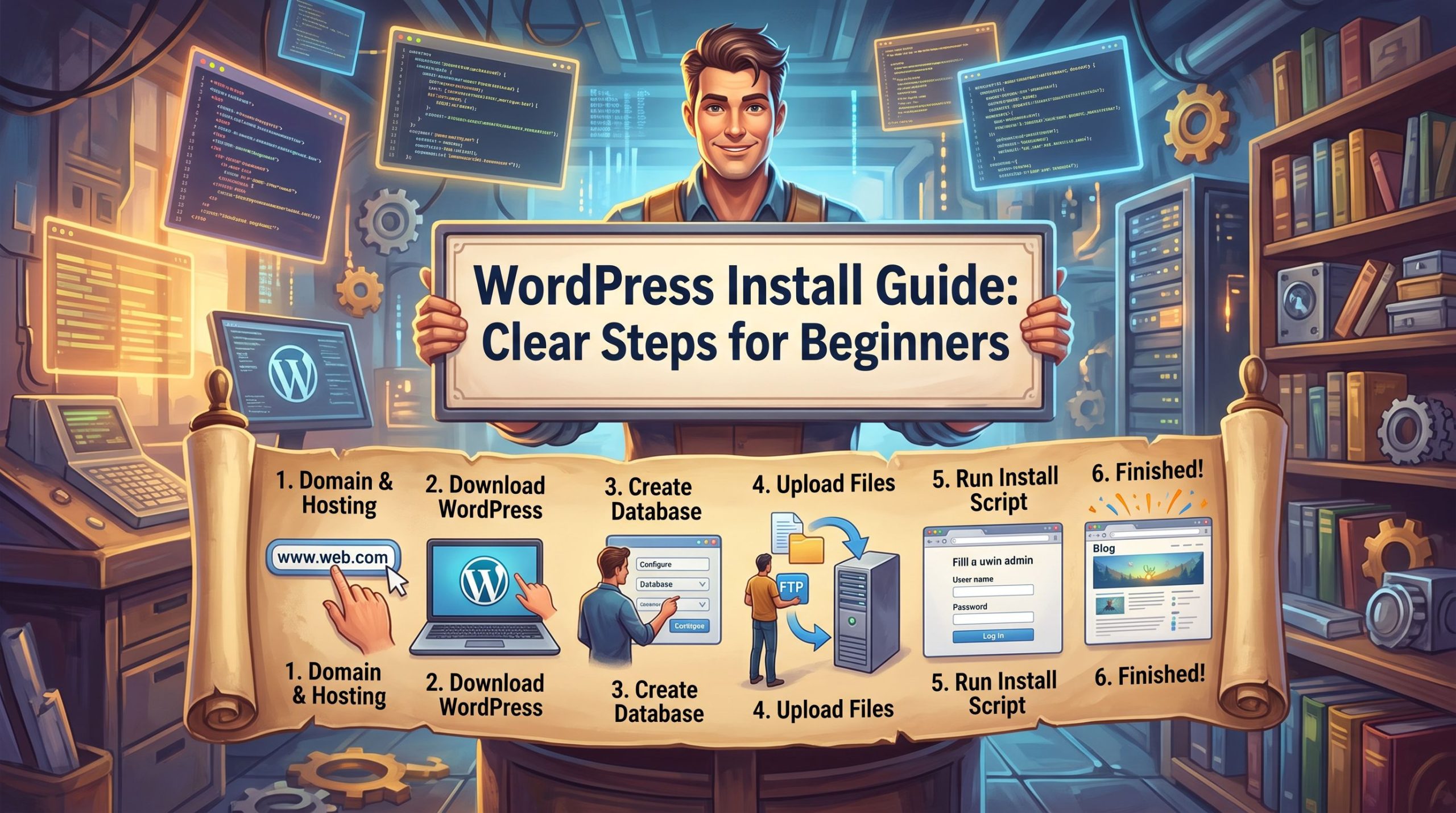 WordPress Install Guide: Clear Steps for Beginners